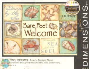 Dimensions - Bare Feet Welcome - Cross Stitch World