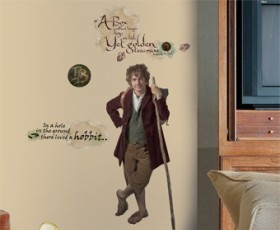 The Hobbit Bilbo Baggins Custom Wall Decal