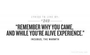 Incubus-The Warmth on Make Yourself
