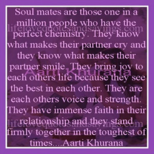 Soul mates…