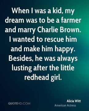 Redheaded Girl Charlie Brown Quotes