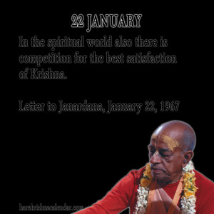 Srila Prabhupada Quotes For Month 22 January
