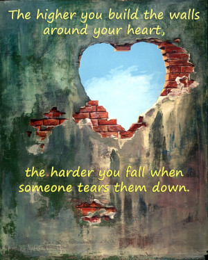 Walls around your heart...