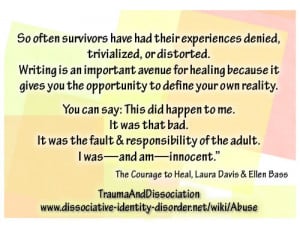 ... The Courage to Heal: A Guide for Women Survivors of Child Sexual Abuse