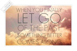 Let go of the past quote