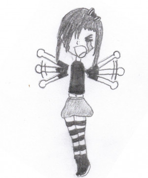Cartoons Ics Traditional Media Drawings Crying Emo