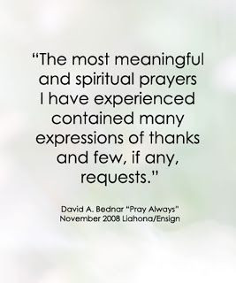 LDS Quote by David A. Bednar #prayer #faith #gratitude #blessings http ...