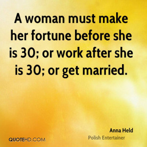 Anna Held Marriage Quotes