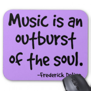 Music Quotes Mouse Pads
