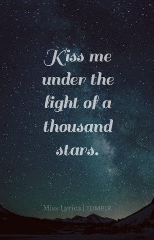 ... , lyrics, music, quote, quotes, song, star, stars, thinking out loud