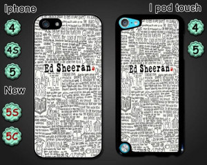 Ed Sheeran quote lyrics personalized Iphone4 case by DesignerCity I ...