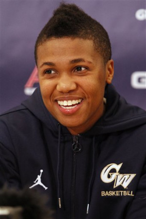 Kye Allums, a female-to-male transgender member of the George ...