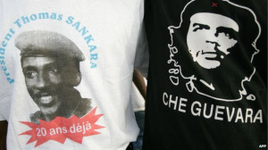 reading President Thomas Sankara, already 20 years, and Che Guevara ...