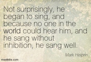 Quotes of Mark Helprin About dream, dreams, music, love ...