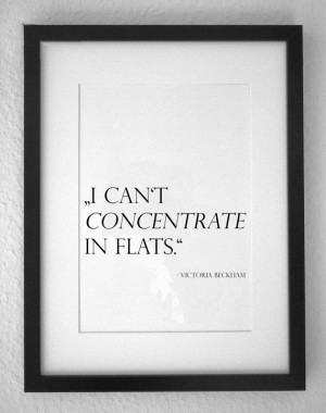 can't concentrate in Flats Quote Print Wall Art by Hansibear, $18.00