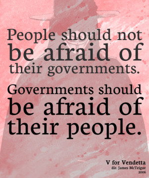 For Vendetta Quotes Government