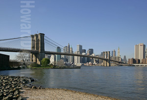 brooklyn bridge silhouette