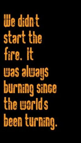 billy joel we didn t start the fire song lyrics songs music lyrics ...