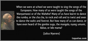 Nyerere Quotes