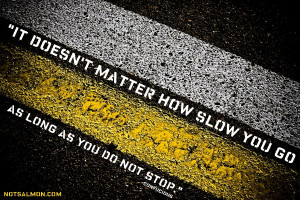 Another new poster – created this morning: “It does not matter how ...