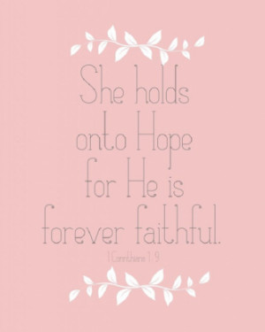 He is Forever Faithful