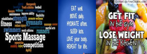 Massage, Fitness and Nutrition Profile Facebook Covers