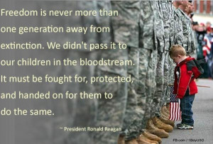 ... protected and handed on for them to do the same ronald reagan quote