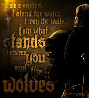 ... sheepdogs and wolves is their motivation don t make us into wolves
