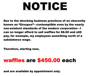 only merchant angry with Groupon. You can find out why other business ...
