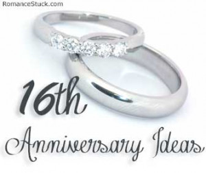 list of traditional 16th anniversary gifts and modern 16th anniversary ...