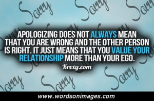 Sorry friendship quotes