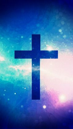Galaxy Background with the cross super cute wallpaper i hope you love ...