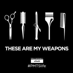 These are my weapons, and #hairdressing is my craft. #PMTSlife ...