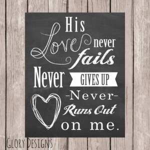 Love Never Fails, Quote printable, Worship Song, Jesus Culture ...