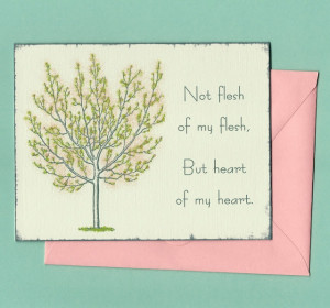 Adoption Mother's Day Card - a card for adoptive Mothers