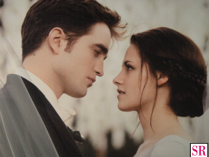 Edward and Bella Breaking Dawn wedding stills