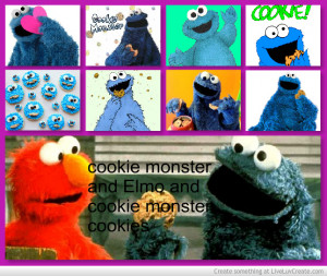 Cookie Monster And Elmo And Cookie Monster Cookies