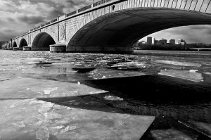 ... Bohman › Portfolio › Memorial Bridge Over the Frozen Potomac River