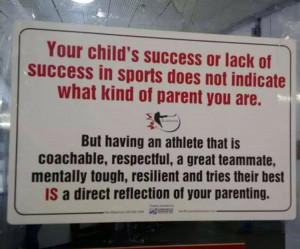 parenting advice your child s success or lack of success in sports ...