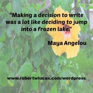 As the famous poet Maya Angelou once said: