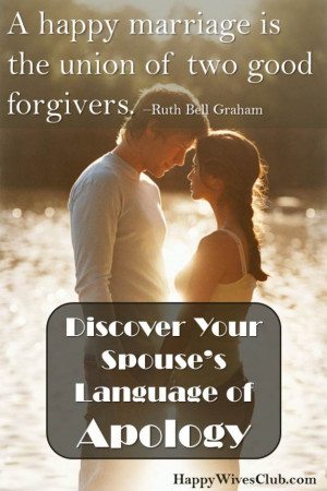 Discover Your Spouse’s Language of Apology