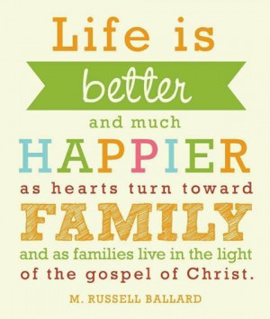 as hearts turn toward family and as families live in the light of the ...