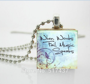 Music-Quote-Necklace-Vintage-Wood-Scrabble-Tile-Pendant-Fashion ...