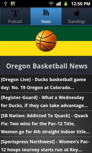 Oregon Basketball - screenshot
