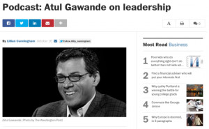 Washington Post – Dr. Atul Gawande