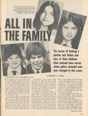 Amityville Horror DeFeo Family