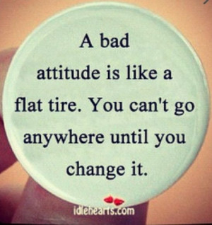 ... flat tire. You can go anywhere until you change it. #quote #character