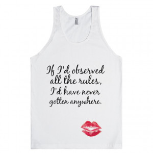 Dirty Pretty Thing, (Marilyn quote with lips)