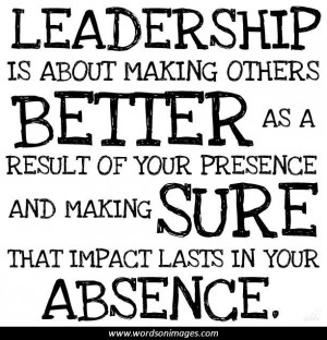 Quotes about leadership