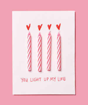 You Light up My Life Candles from Real Simple